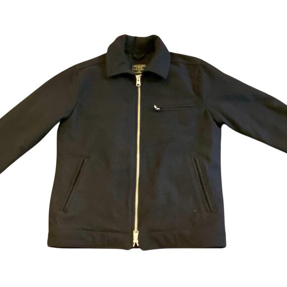 Abercrombie & Fitch Short Black Pea Coat - Picture 2 of 7